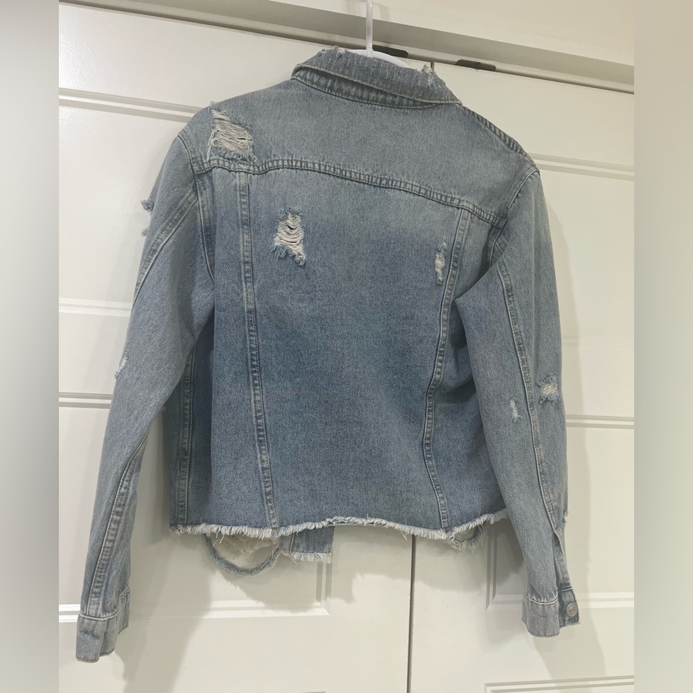 Jean ripped jacket - Picture 3 of 4